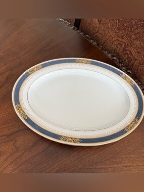 Vintage Noritake Japan Lamarre Pattern #6859 13.5” Oval Serving Platter
